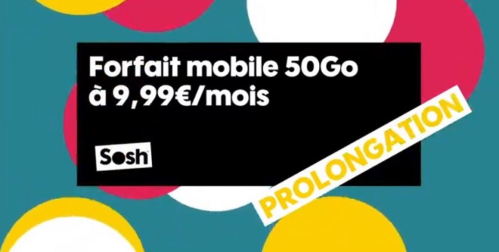 Forfait mobile : le bon plan Sosh 50 Go à 10€/mois pour profiter de la 4G Orange