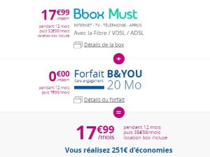Bouygues lance ses nouvelles offres Internet, à accompagner d'un forfait mobile à 0€