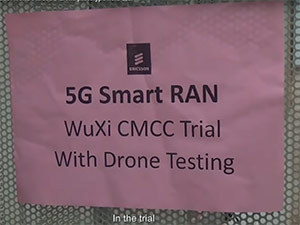 Premier test mondial terrain cet été d'un prototype de drone 5G par Ericsson et China Mobile