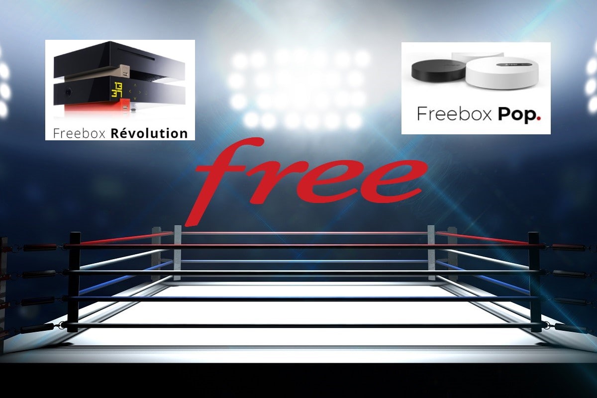 Free : le match Freebox Révolution Light vs Freebox Pop