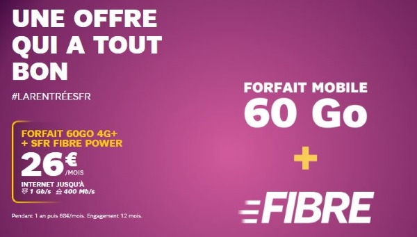 Box Internet + forfait 60 Go : SFR casse les prix pour la rentrée, des forfaits à 0€ en prime
