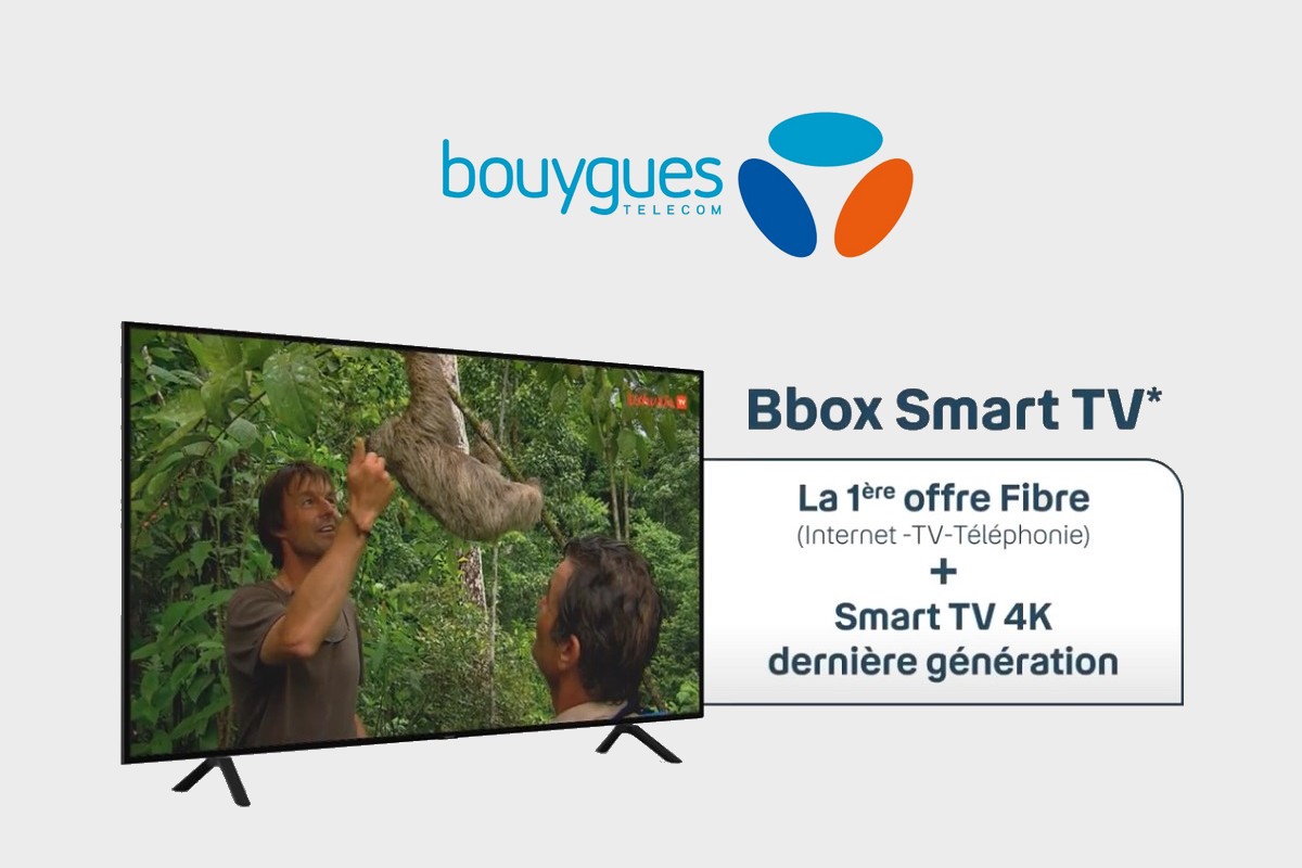 Offre Bbox Smart TV, la TV connectée Samsung 65" à 199 € seulement