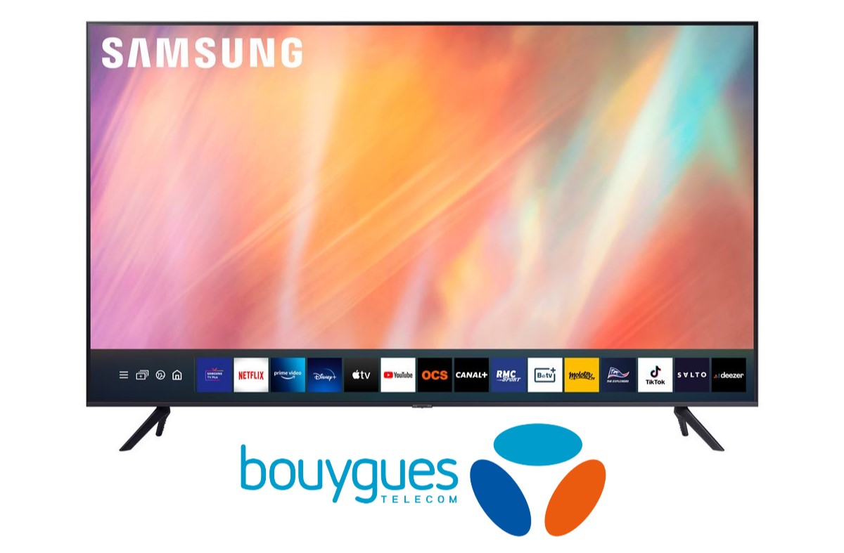 Le black Friday chez Bouygues Telecom, c'est de la folie avec la Smart TV Samsung UHD 4K 55" à 69 € !