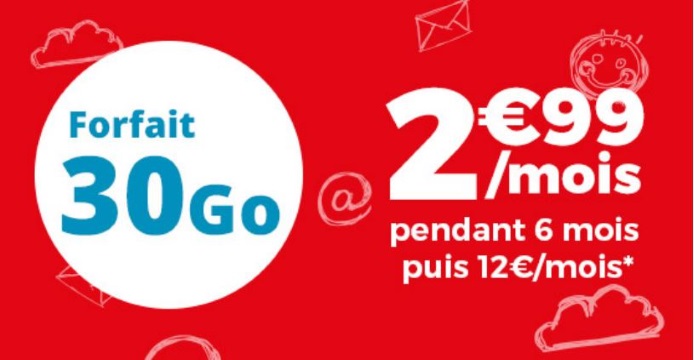 Forfait pas cher : 3€/mois pour 30 Go, le bon plan à ne pas manquer d'Auchan Telecom