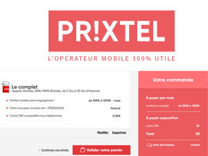 Prixtel annonce du roaming et jusqu'à 50% d'économie par rapport à Free, Red, Bouygues ou Sosh