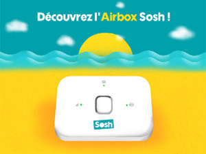 Profitez d'Internet en vacances et partagez votre enveloppe data avec l'Airbox Sosh 4G