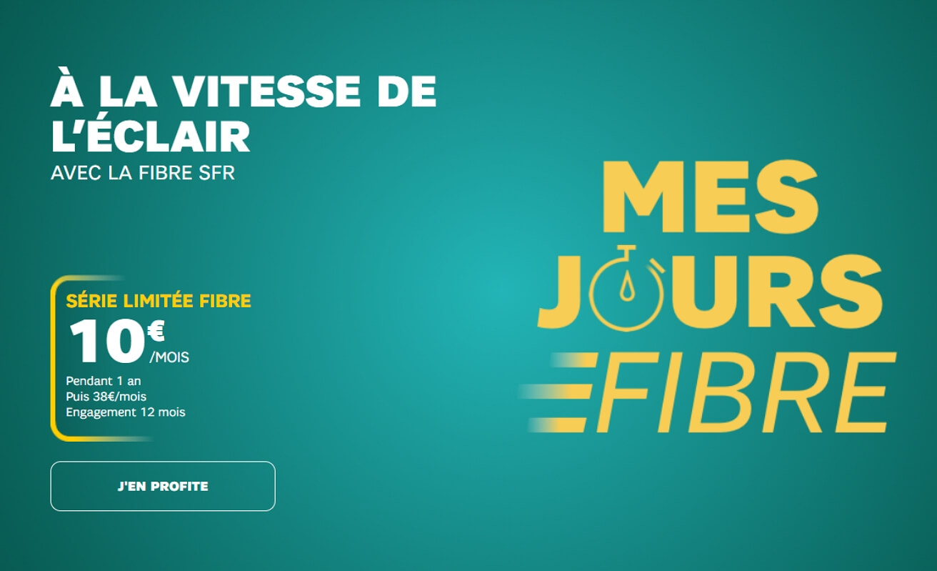 Offre Internet : une box SFR en promo à 10 euros par mois pour la rentrée