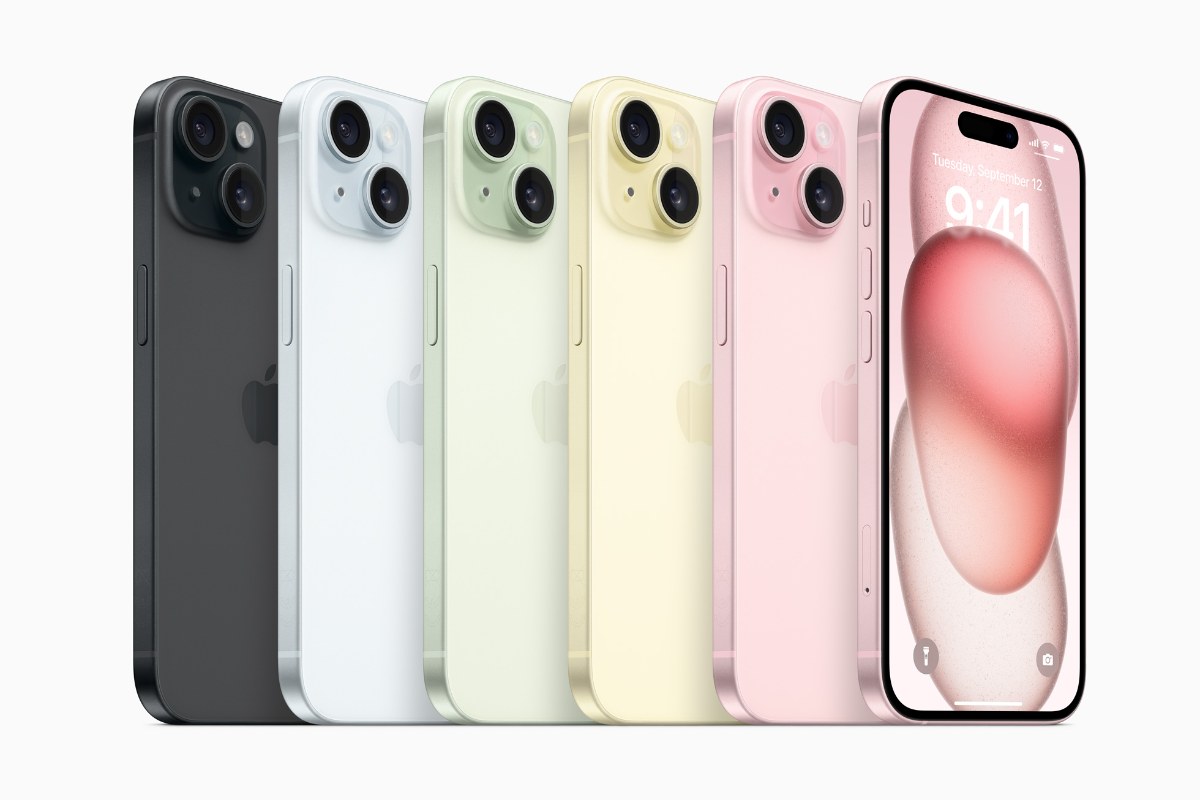 Les coloris de l'iPhone 15, en promo chez Free