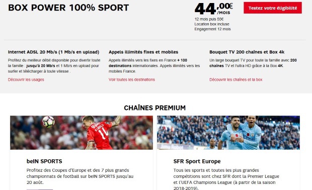 SFR Sport Europe et BeIN en promo : la Champions League à petit prix pour les clients SFR