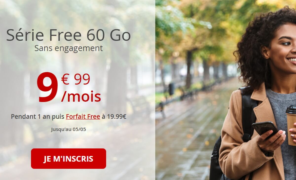 Forfait Free : la série spéciale à 9,99€/mois passe de 50 à 60 Go