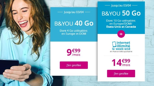 Forfait Mobile : chez Bouygues, une offre 40 Go à 10€ par mois, et qui le restera