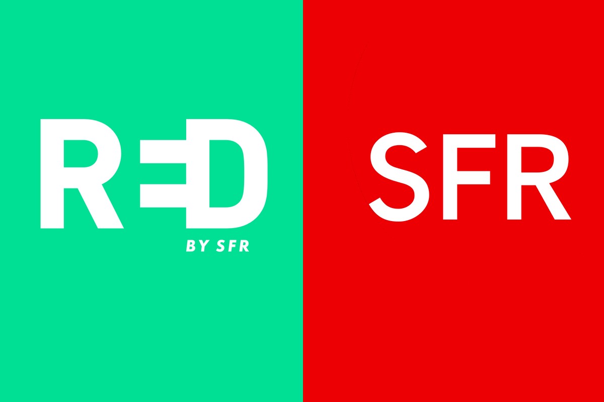 Logos de SFR et RED by SFR pour match de la meilleure box pas chère