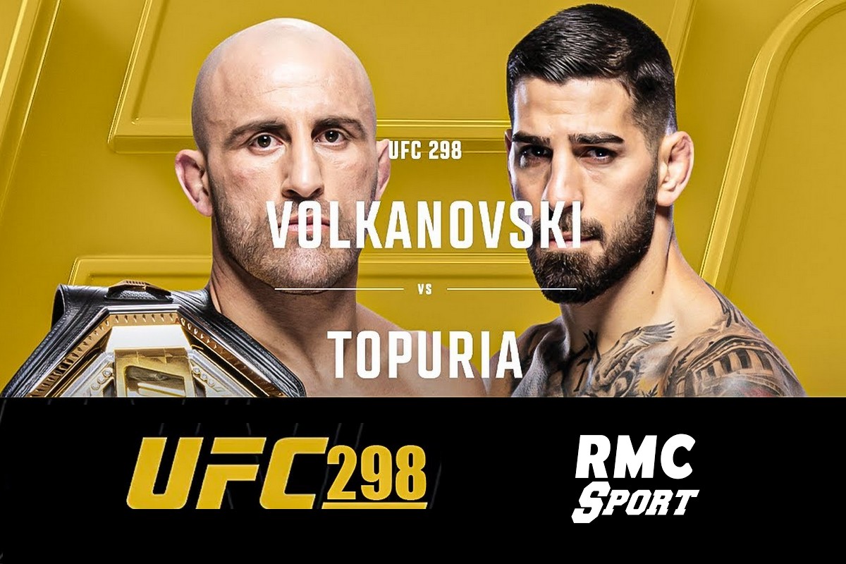 UFC 298 en live et en exclu avec RMC Sports Volkovski VS