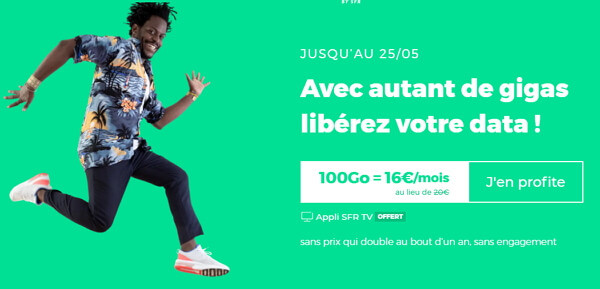 La meilleure offre mobile de mai 2020 chez RED : forfait 100 Go à 16 euros par mois