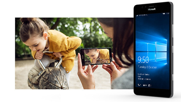 Le Lumia 950, smartphone sous Windows 10'