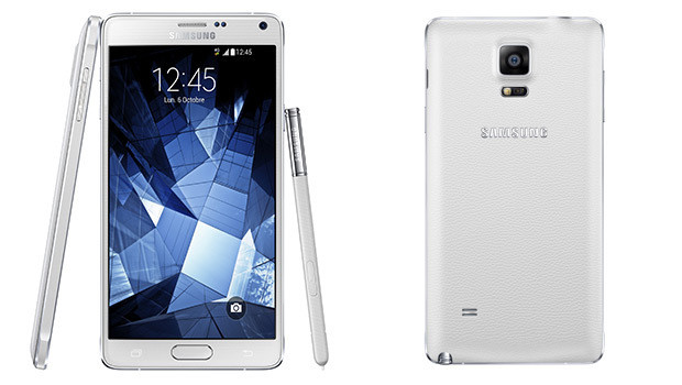 Samsung Galaxy Note 4 : plusieurs coloris, mais les noirs et blancs sont les plus réussis