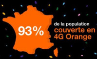 Orange couvre en 4G 93% de la population en métropole... en théorie