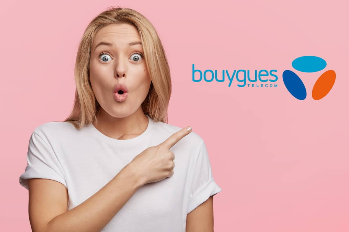 Femme hyper surprise de voir Bouyges Telecom casser le prix de sa série spéciale B&You à moins de 10€