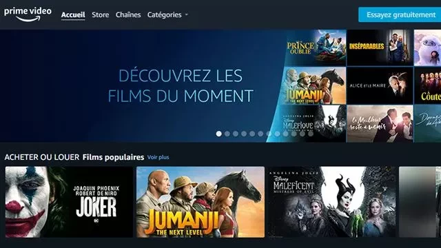 Amazon lance Store Prime Video pour louer ou acheter des films