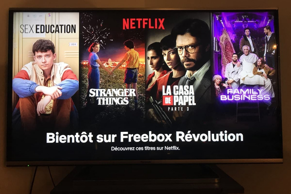 Netflix disponible sur la Freebox Révolution