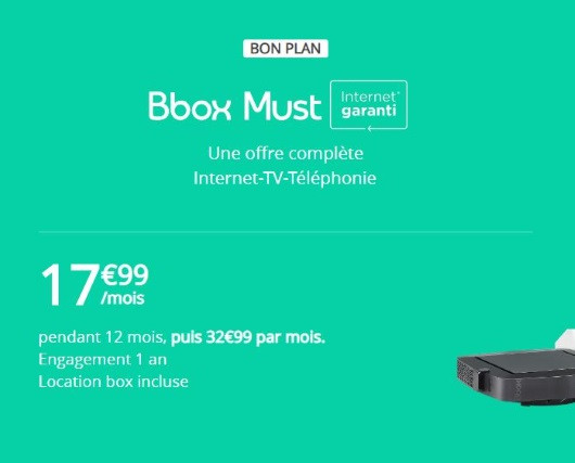 Bbox must en fibre, la box Internet de Bouygues Telecom à moins de 20 euros/mois