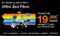 Orange : Livebox fibre en promotion