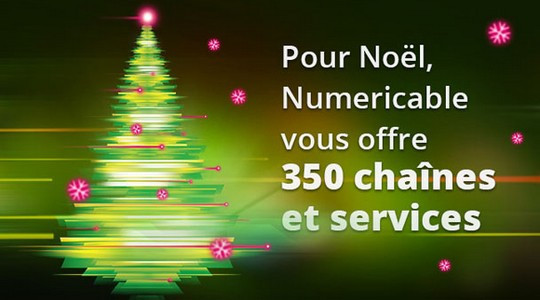 Pour Noël, Numericable vous offre 350 chaînes